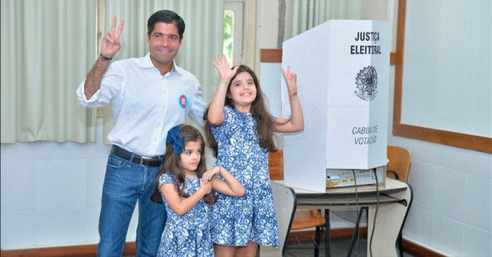 ACM Neto foi reeleito em Salvador (Crédito: G1)