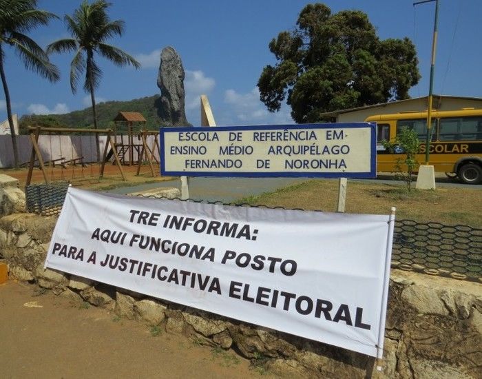 Justificativa de votos em Fernando de Noronha (Crédito: Reprodução)