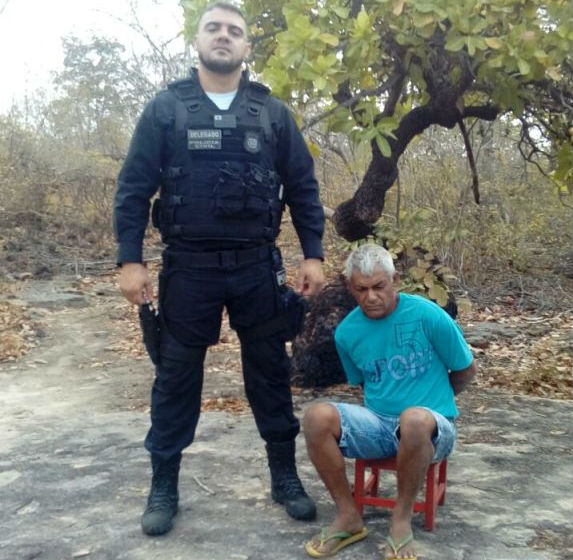 Antônio Gomes Ribeiro foi preso em um matagal (Crédito: Divulgação)