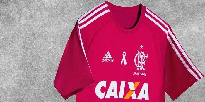 Flamengo jogará com camisa rosa em ação contra o câncer de mama
