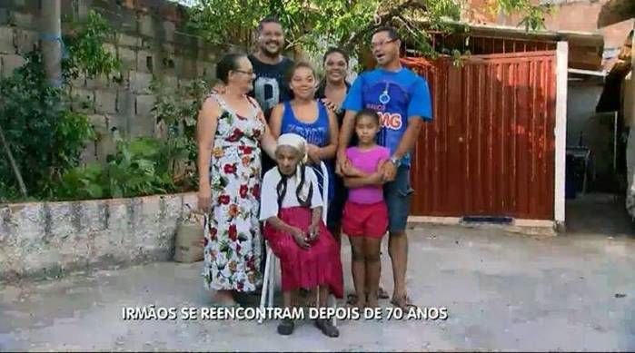 Irmãos que não se viam há 70 anos se reencontram em Minas Gerais