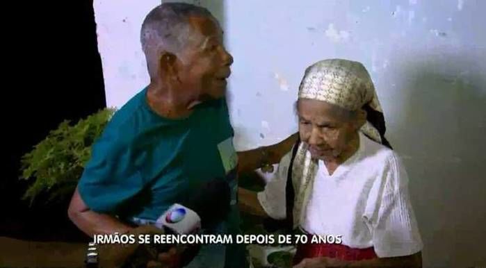 Irmãos que não se viam há 70 anos se reencontram em Minas Gerais