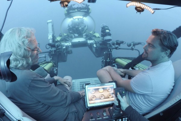 Leonardo DiCaprio e Brett Ratner em Before The Flood (Crédito: Reprodução)