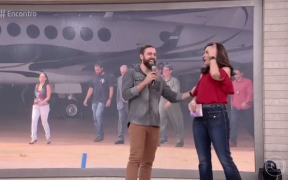 Lucas Valença partivipou do 'Encontro' (Crédito: Reprodução/ TV Globo)