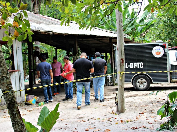 Chacina deixou quatro jovens mortos (Crédito: Suelen Gonçalves/ G1 AM)