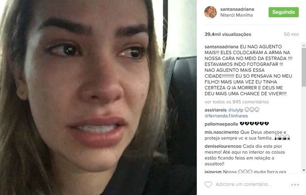Ex-BBB fez desabafo na web (Crédito: Instagram)
