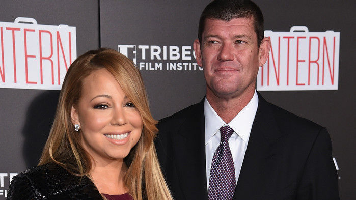 Mariah Carey e o bilionário James Packer (Crédito: Divulgação)