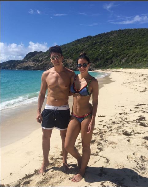 Rodrigo Faro ao lado da esposa, a modelo Vera Viel (Crédito: Reprodução)