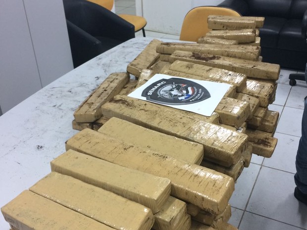 Droga encontrada pela polícia (Crédito: Divulgação)