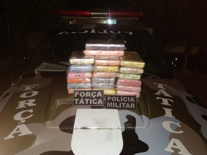 Cocaína encontrada com Leonardo Pires Bomfim (Crédito: Divulgação)
