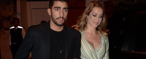 Luana Piovani e Scooby chegam de braços dados em festa