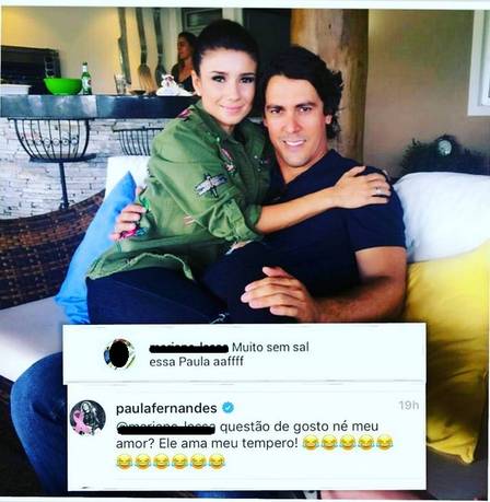 Paula Fernandes rebateu seguidora (Crédito: Reprodução- Instagram)