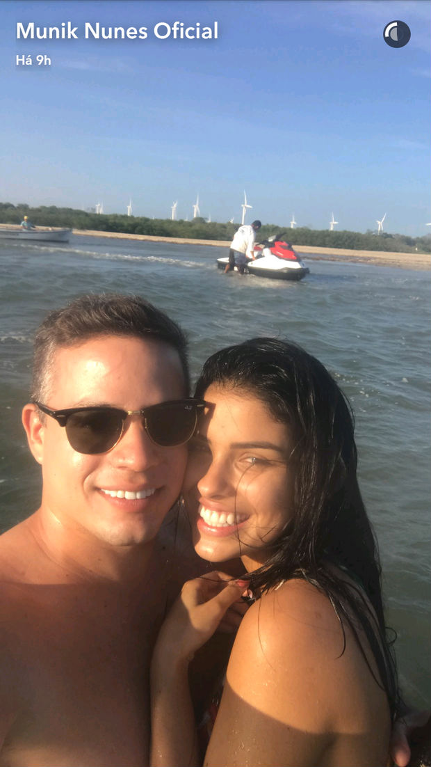 Munik Nunes (Crédito: Snapchat)