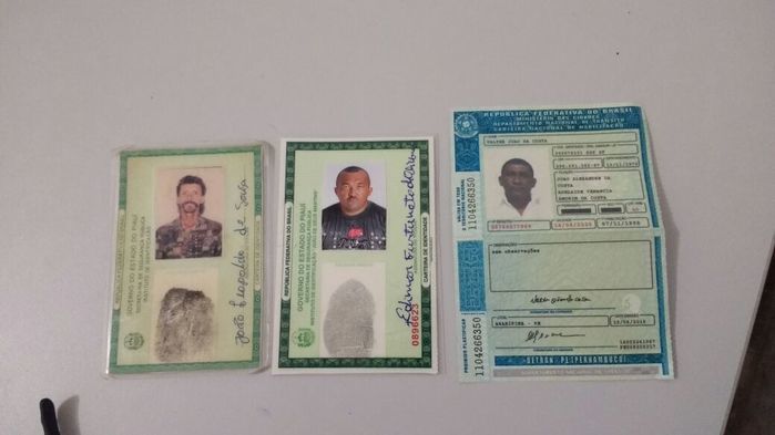 João Leopoldo de Sousa, Edimar Furtunato de Oliveira e Walter João da Costa (Crédito: Divulgação)