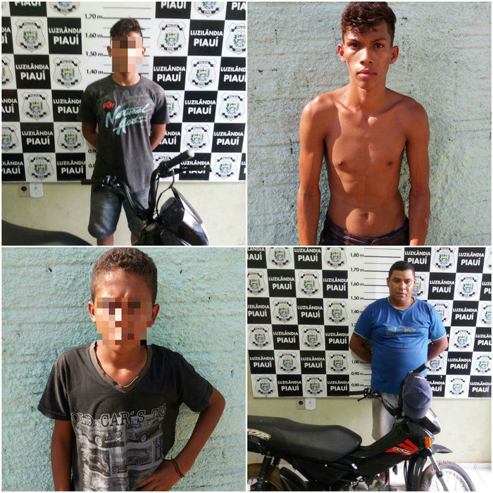 Polícia prende quadrilha suspeita de roubar moto de dentro da UESPI (Crédito: Polícia Civil)