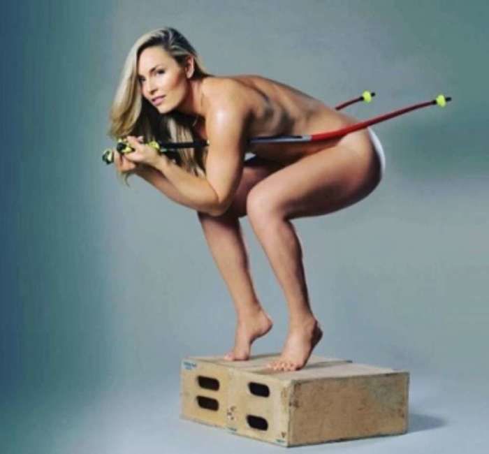 A esquiadora Lindsey Vonn (Crédito: LANCE!)