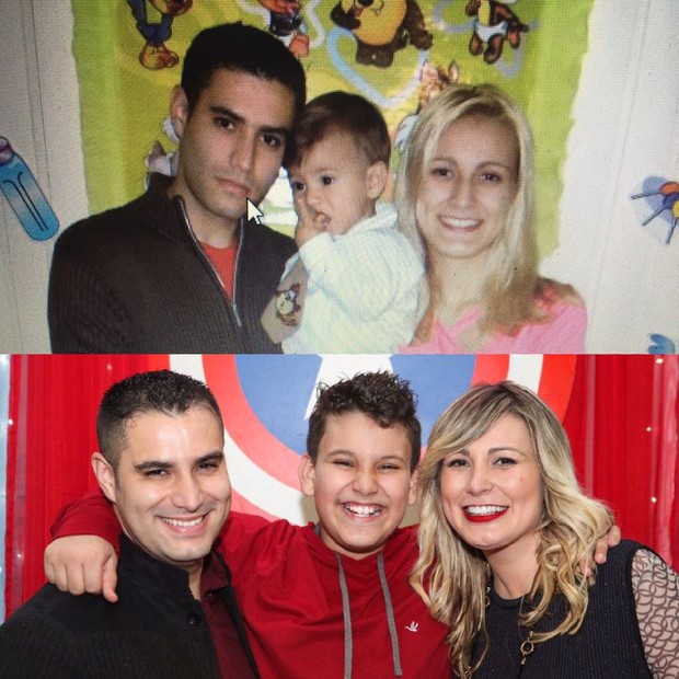 Andressa Urach, filho e Tiago Costa (Crédito: Reprodução/ Instagram)