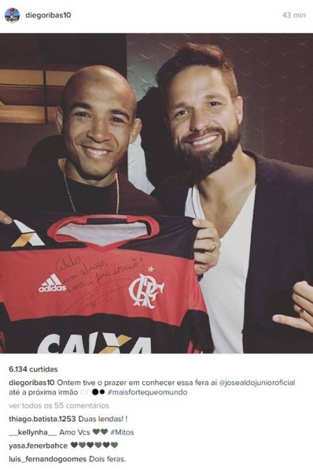 José Aldo e Diego (Crédito: Reprodução)