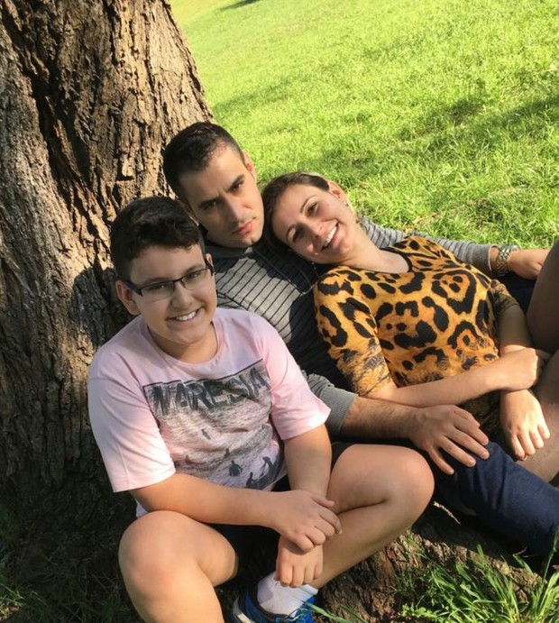 Tiago Costa, Andressa e Arthur