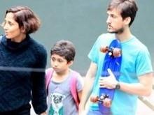 Camila Pitanga e filha adotam novo visual em passeio de família
