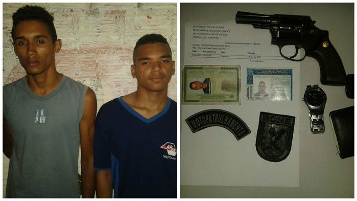 Acusados presos no Dirceu Arcoverde (Crédito: Reprodução)