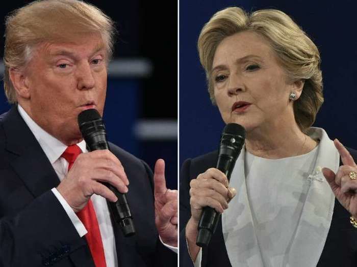 Donald Trump e Hillary Clinton (Crédito: Reprodução)