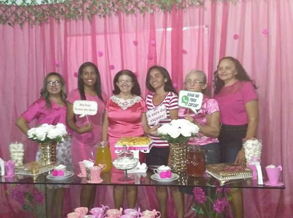 Membros da Assembleia de Deus em São Félix promovem o Chá Rosa