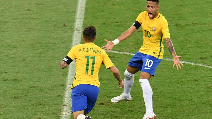 Brasil dá show na Argentina (Crédito: AFP)
