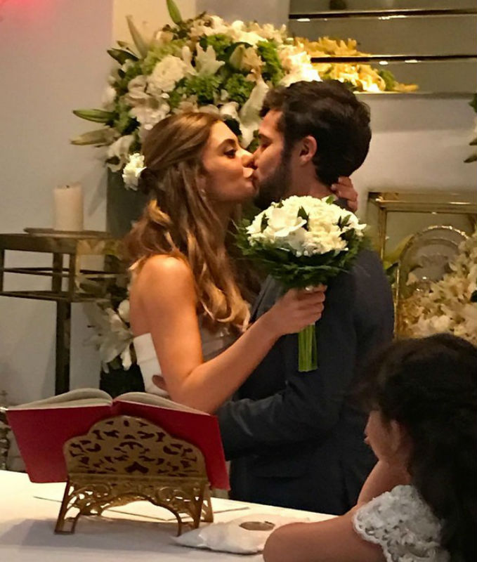 Jayme Matarazzo e Luiza Tellechea se casam no Rio