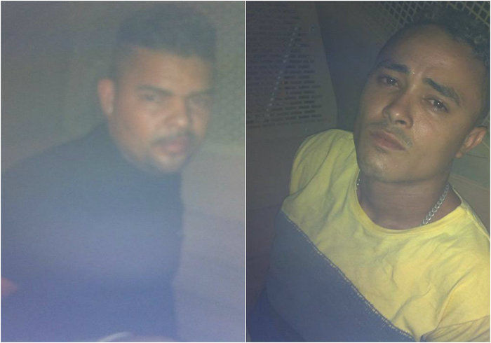 Dupla é presa com drogas e arma de fogo na zona Leste de Teresina (Crédito: Plantão Policial)