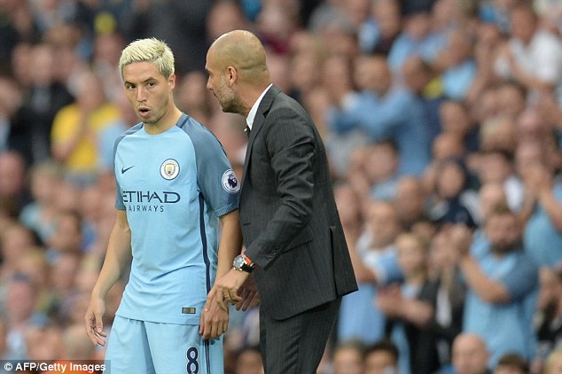 Nasri quando ainda jogava pelo City (Crédito: Getty)