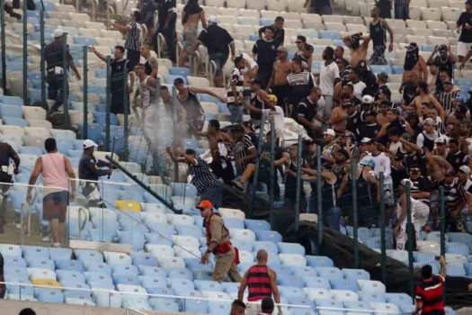 Briga no Maracanã (Crédito: Globo Esporte)