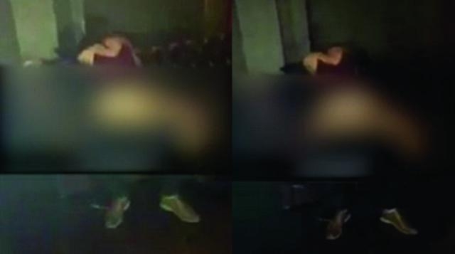 Casal é flagrado fazendo sexo dentro de um clube noturno lotado (Crédito: Reprodução)