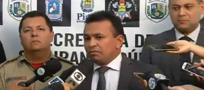 secretário de Segurança Pública, capitão Fábio Abreu (Crédito: Rede Meio Norte)