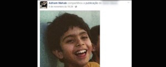 Homem faz campanha na web para achar filho levado pela mãe