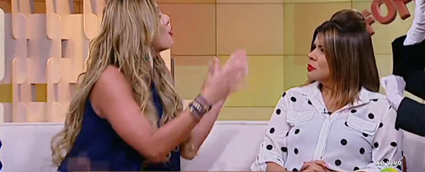 Lívia Andrade ataca Mara Maravilha no Fofocando: "Você é chata"