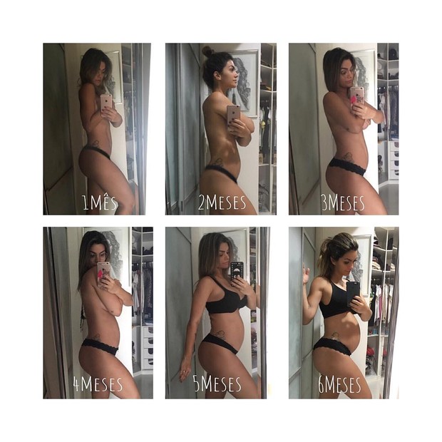Kelly Key mostra evolução da gravidez (Crédito: Reprodução)