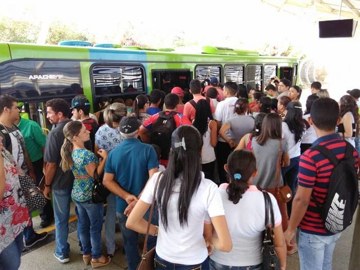 Terminais lotados