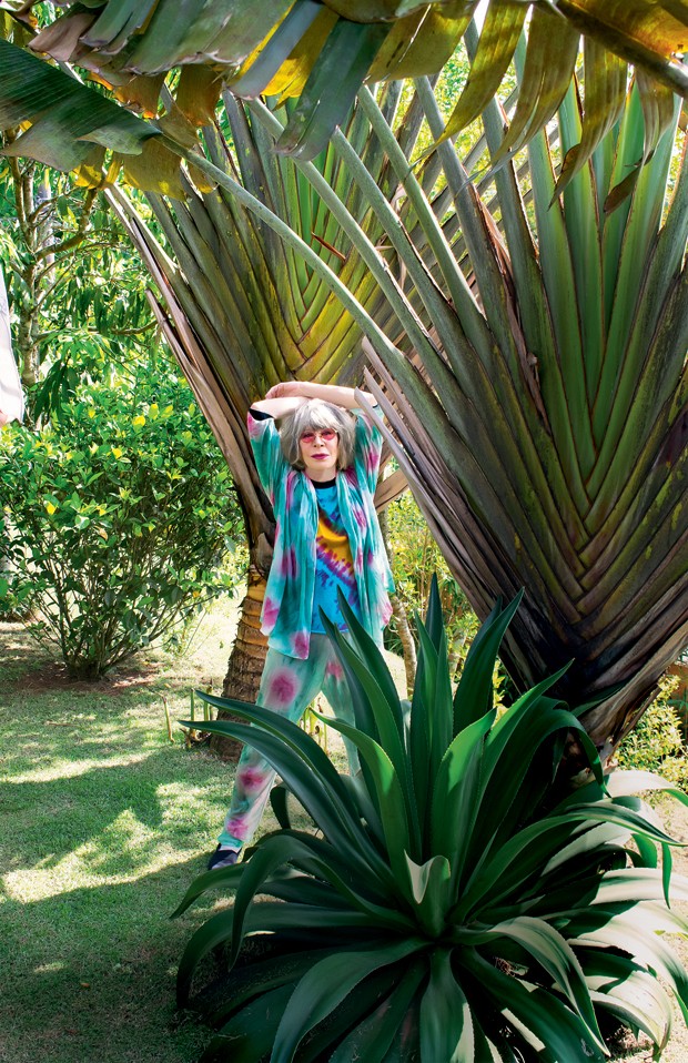 "Essa sou eu, com meu cabelo branco", diz Rita Lee em entrevista (Crédito: Guilherme Samora)