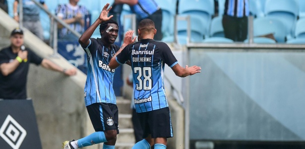 Negueba fez o segundo gol do Grêmio contra o lanterna América-MG (Crédito: Estadão)