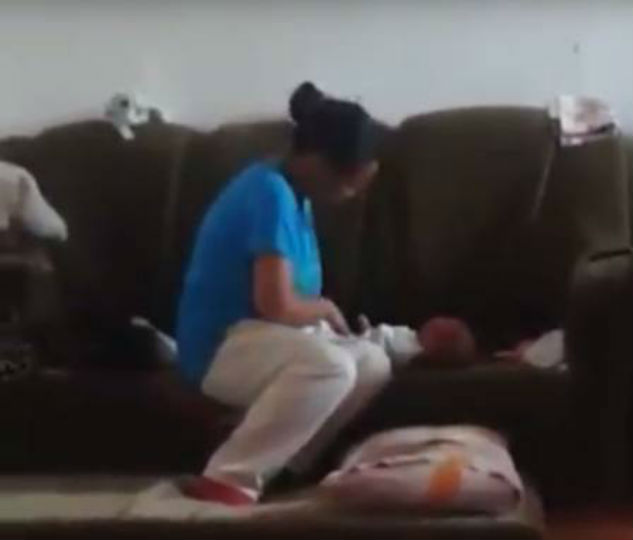 Mulher bate 42 vezes no bebê