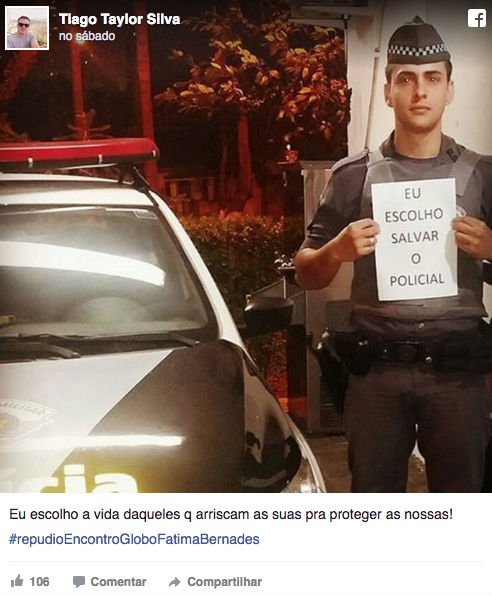 Fátima Bernardes é criticada por militares após enquete polêmica