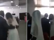 Amante aparece vestida de noiva em cerimônia de casamento