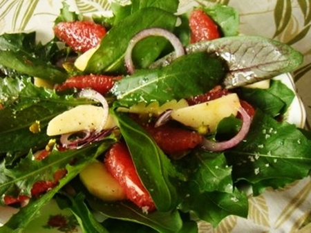 Dente-de-Leão utilizado em saladas