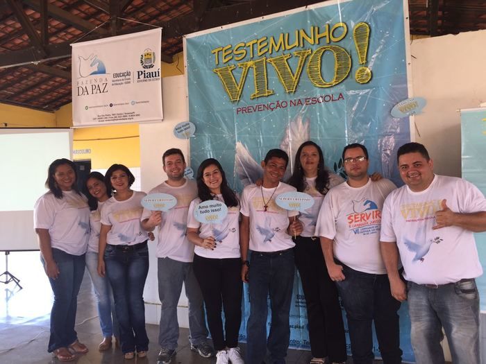 Fazenda da Paz realiza projeto testemunho vivo em escolas do Piauí (Crédito: Francelino Carvalho)