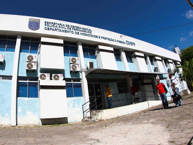 Departamento de Homicídios e Proteção à Pessoa (DHPP) fica na Zona Oeste do Recife (Crédito: Marlon Costa/Pernambuco Press)