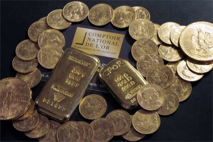 Tesouro de 100 quilos de ouro