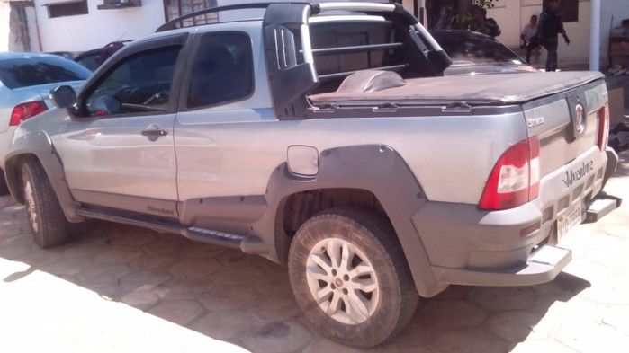 Veículo Estrada onde foram encontrados os entorpecentes (Crédito: Divulgação)