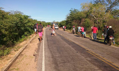 Local onde ocorreu o grave acidente (Crédito: Portalgilbues)
