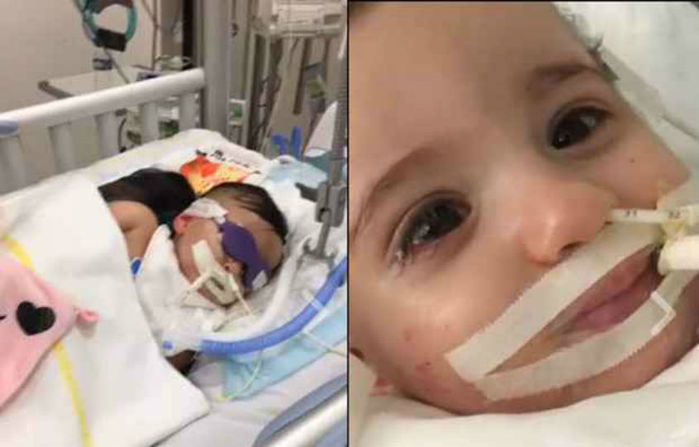 Bebê acordou antes dos aparelhos serem desligados